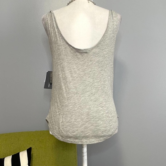 Melrose and Market Grey Cotton Twist Strap Tank Top NEW XS - Picture 5 of 5